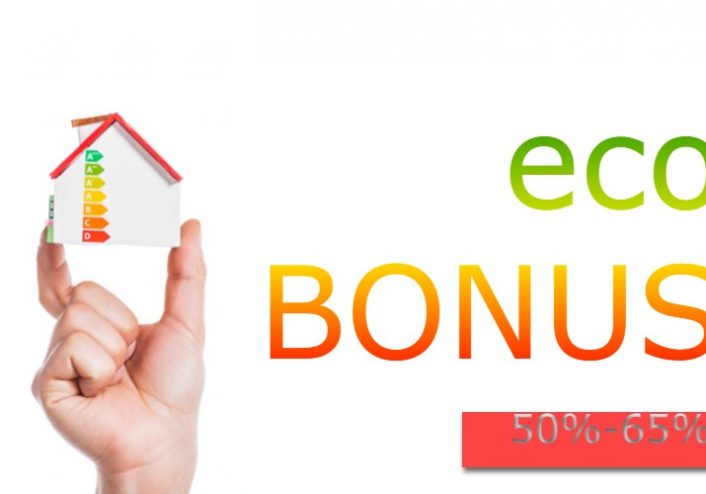 eco bonus 50 e 65 per cento