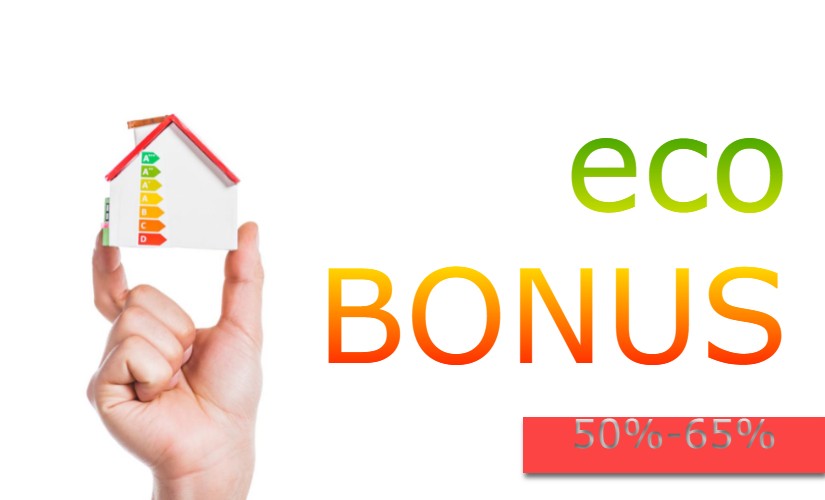 eco bonus 50 e 65 per cento